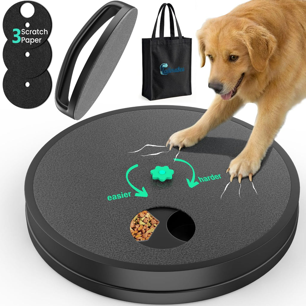 TAILMATES Dog Nail Scratch Board w/ Handheld Nail Filer & Tote Bag
